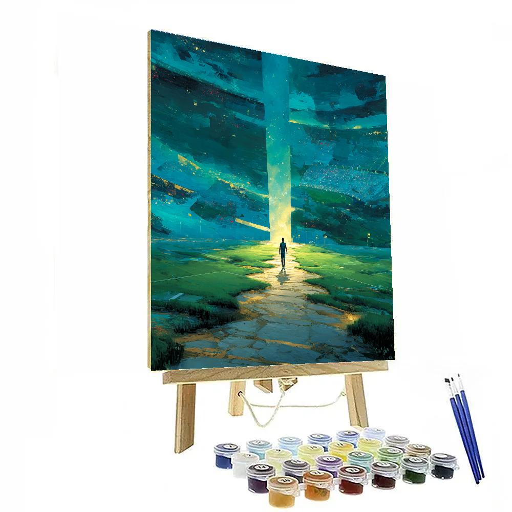 Uzbekistan Fifa 2026 Dawn Paint by numbers art