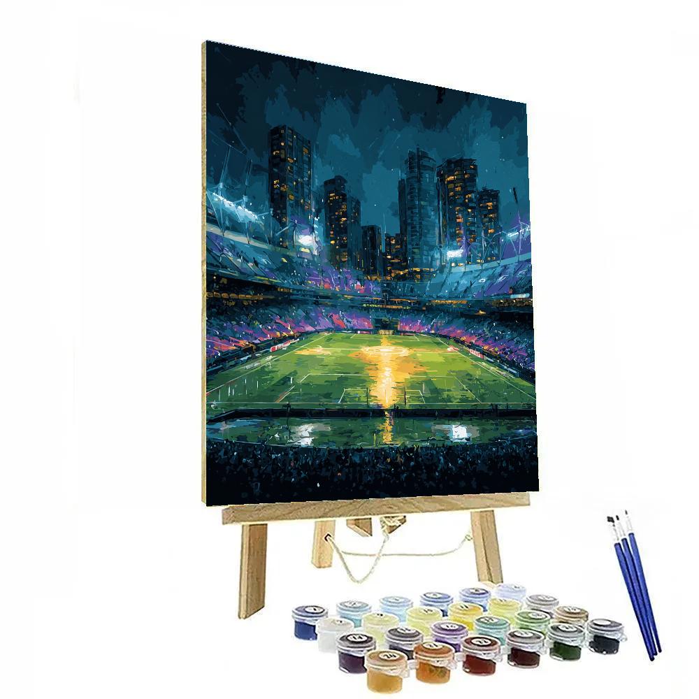 Vancouver Fifa 2026 Blue DIY paint by numbers