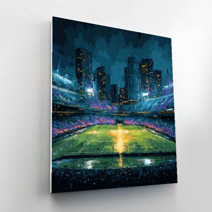 Vancouver Fifa 2026 Blue DIY paint by numbers