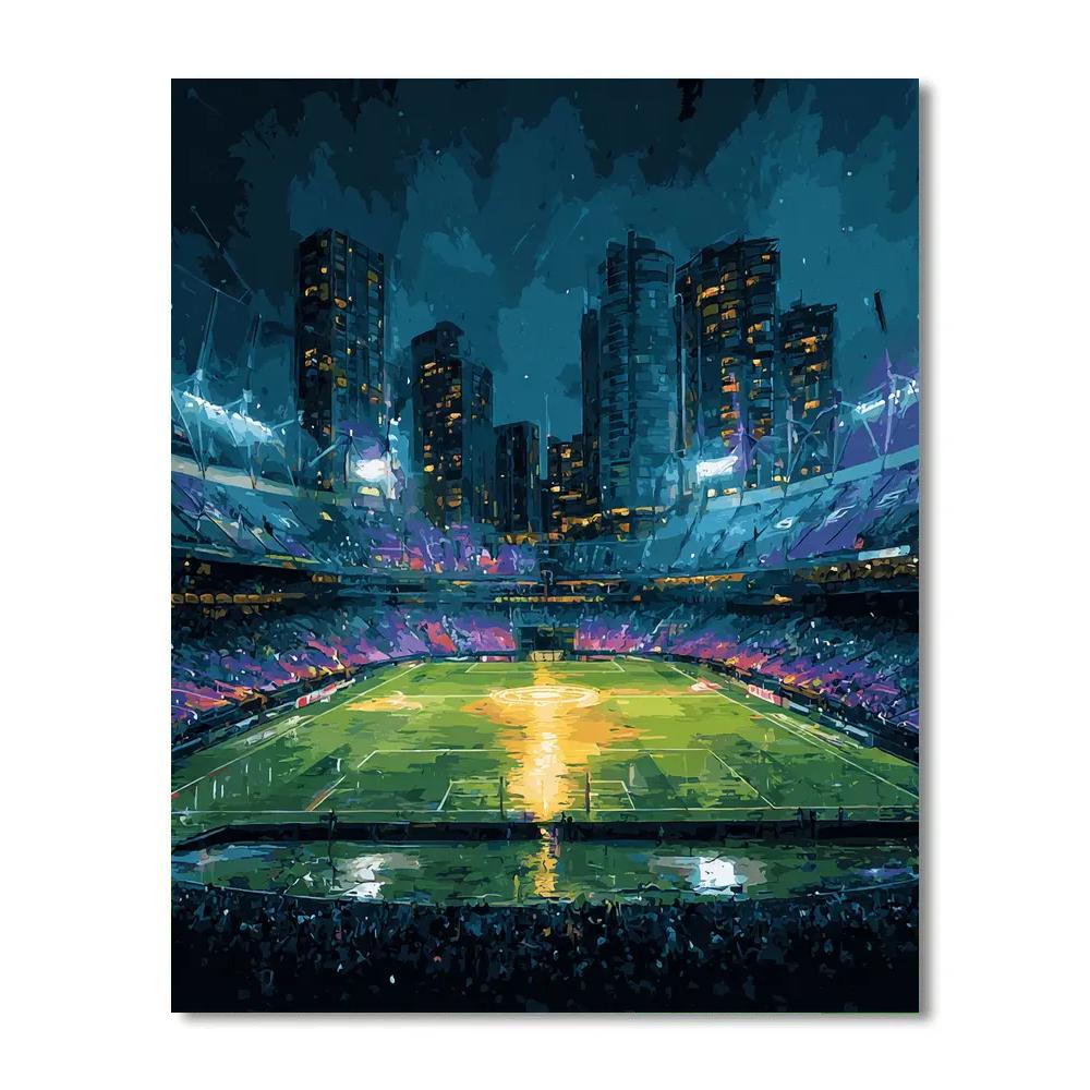 Vancouver Fifa 2026 Blue DIY paint by numbers