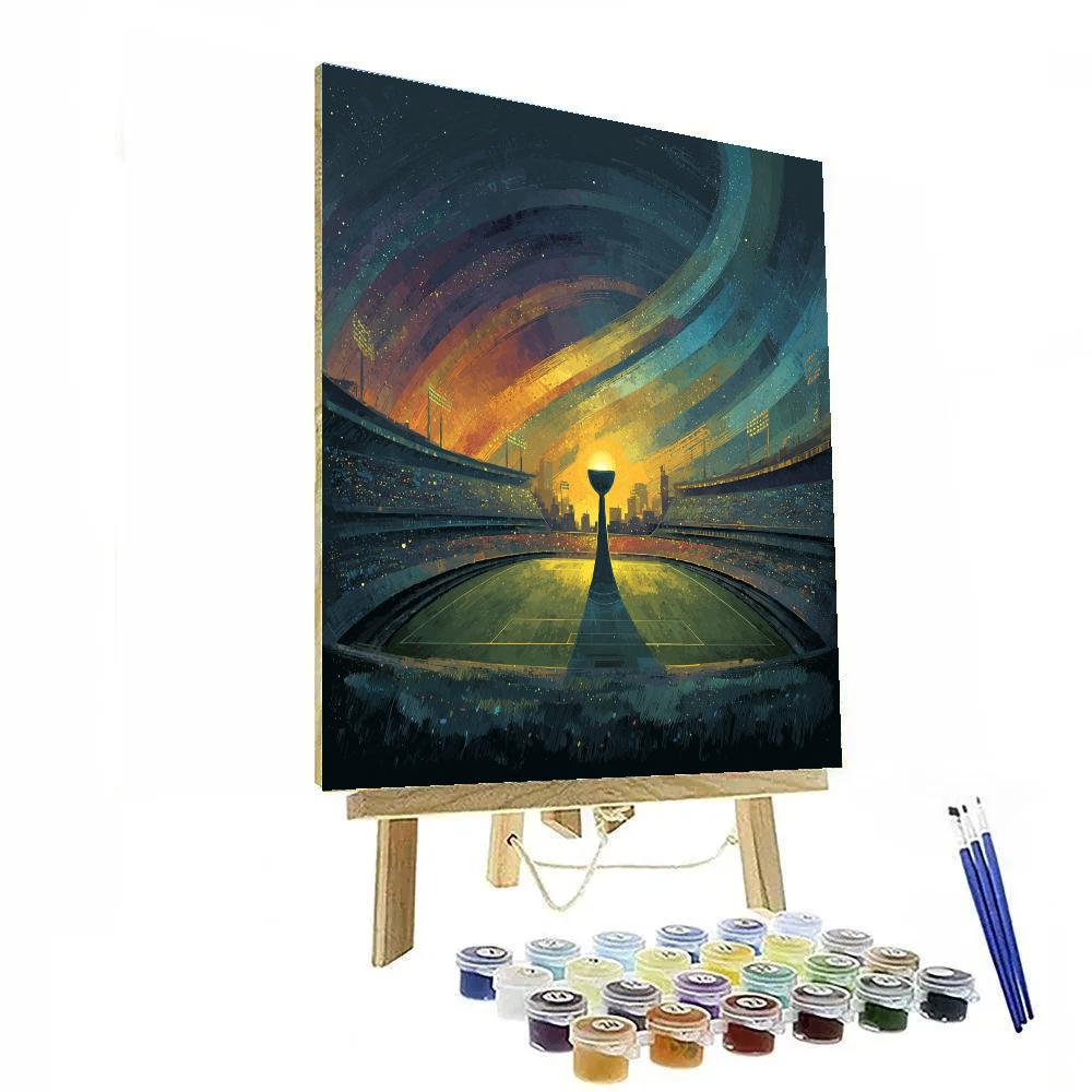 Fifa 2026 Trophy Constellation painting number kit