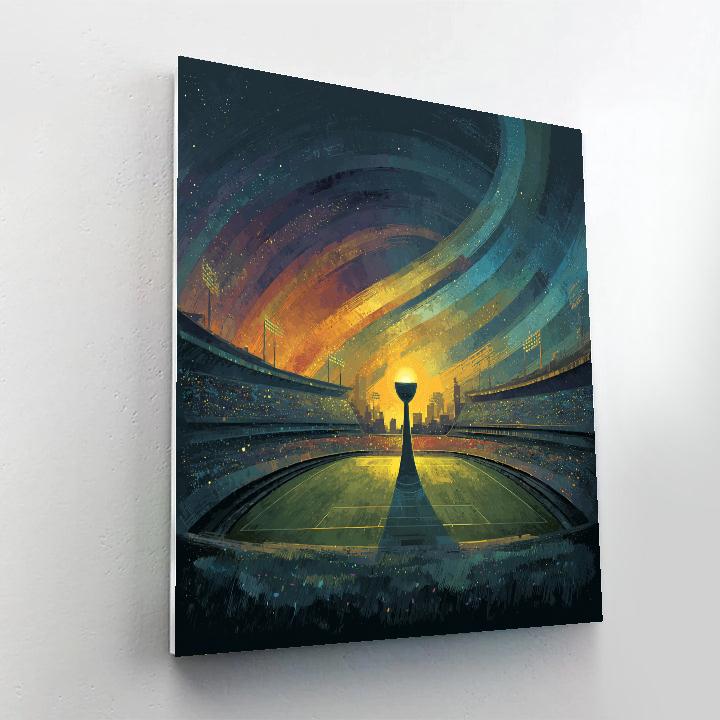 Fifa 2026 Trophy Constellation painting number kit