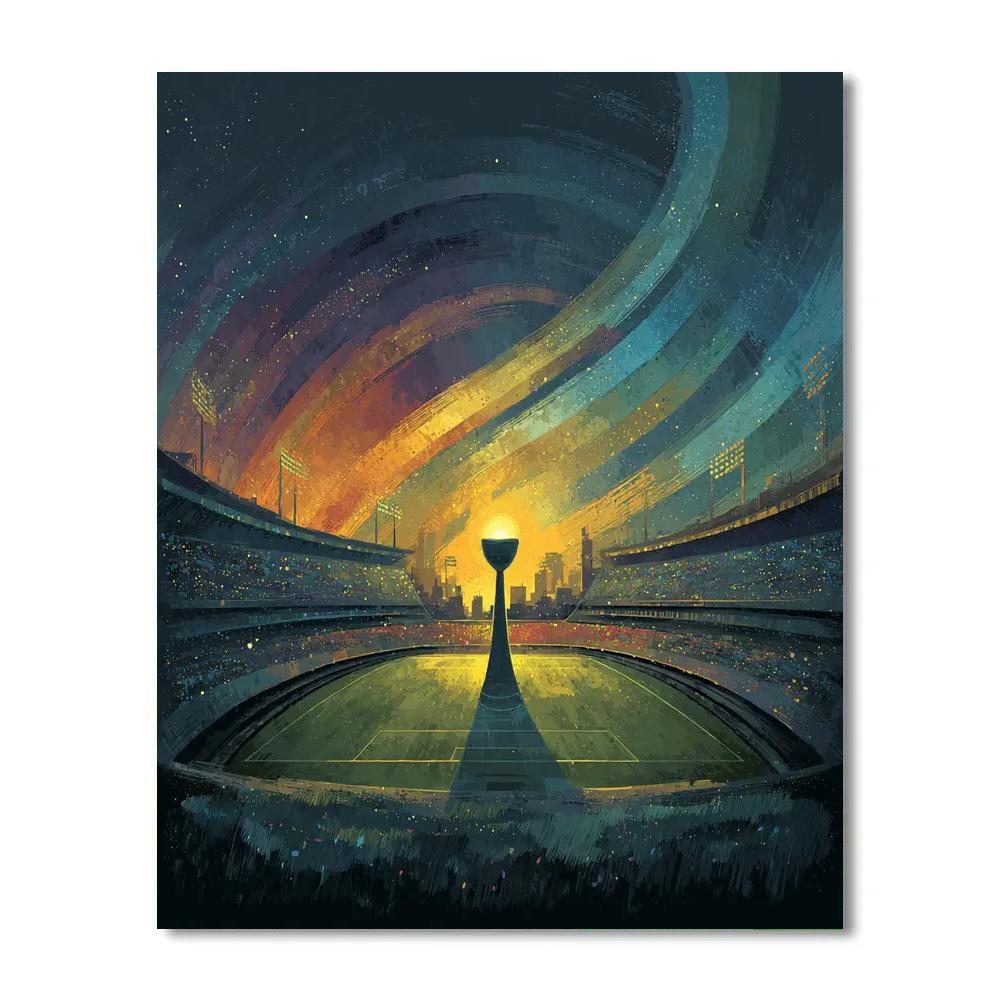 Fifa 2026 Trophy Constellation painting number kit