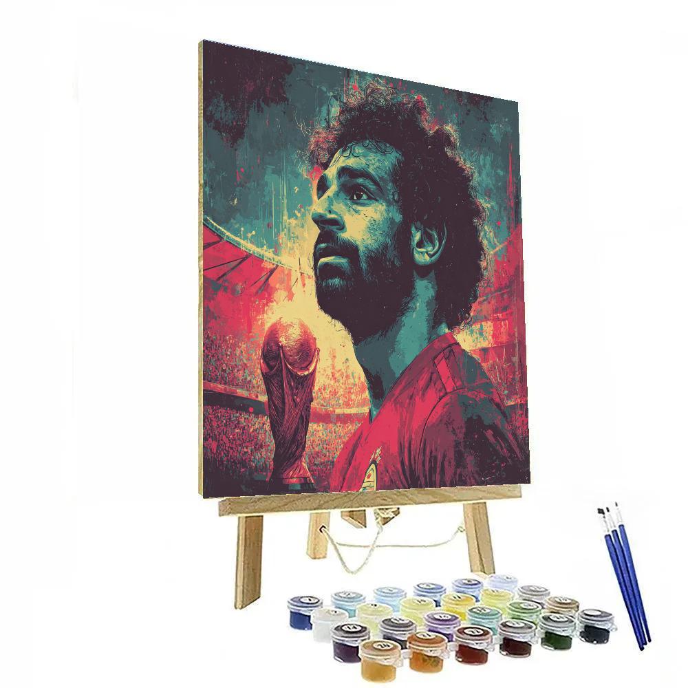 Salah Fifa 2026 Lights Number painting