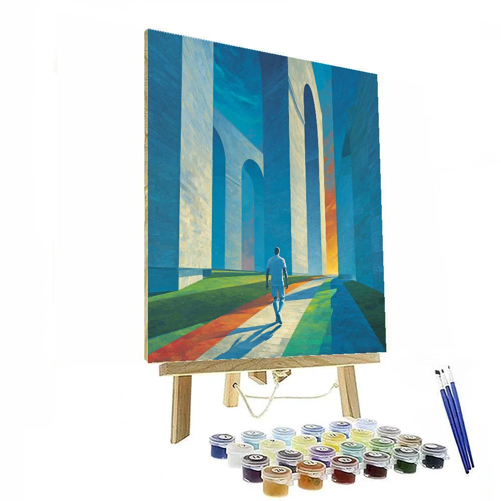 Uzbekistan Fifa 2026 Dawn Number painting