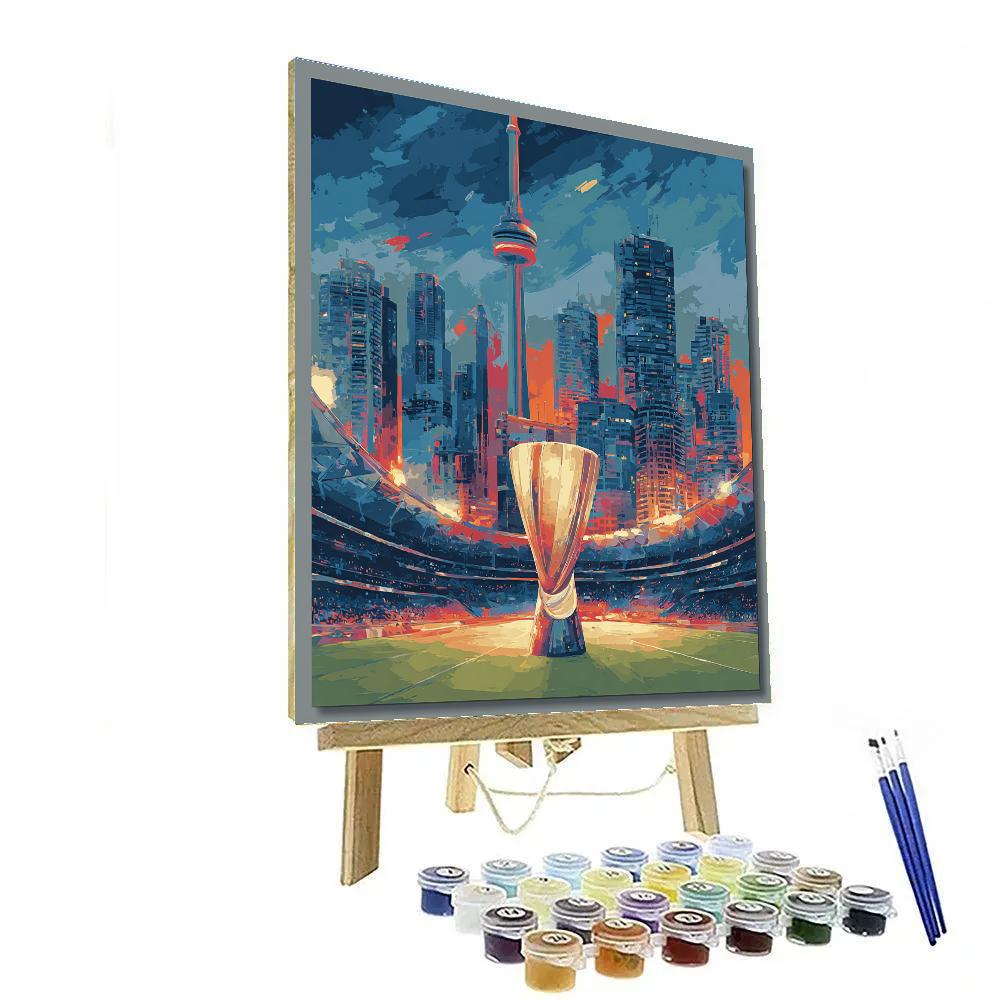 Toronto Fifa 2026 Glow DIY paint by numbers