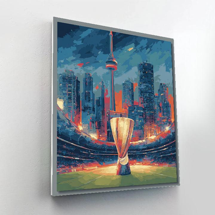 Toronto Fifa 2026 Glow DIY paint by numbers