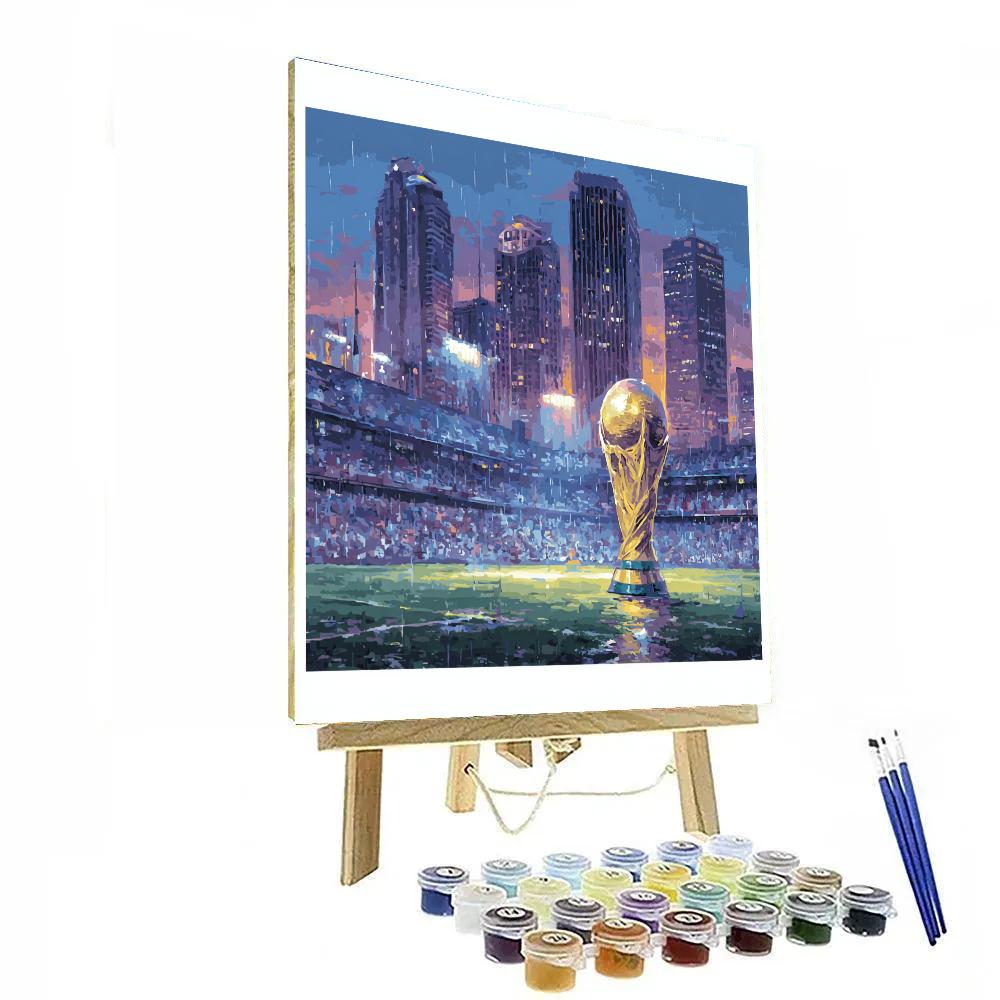 Seattle Fifa 2026 Rainlight Painting by numbers kit
