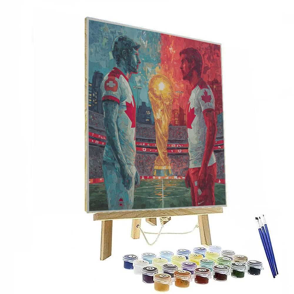 Fifa 2026 Canada Vs Switzerland paint by number