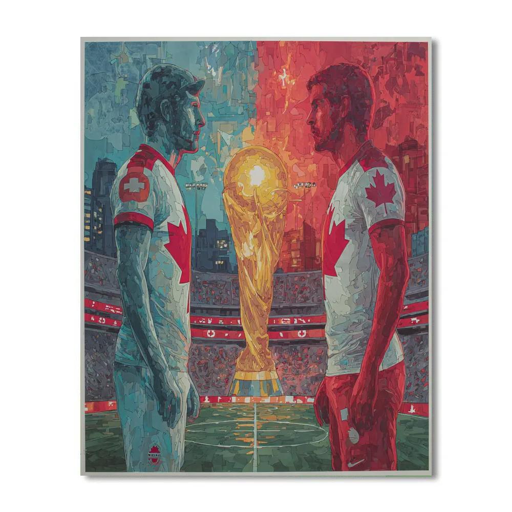 Fifa 2026 Canada Vs Switzerland paint by number