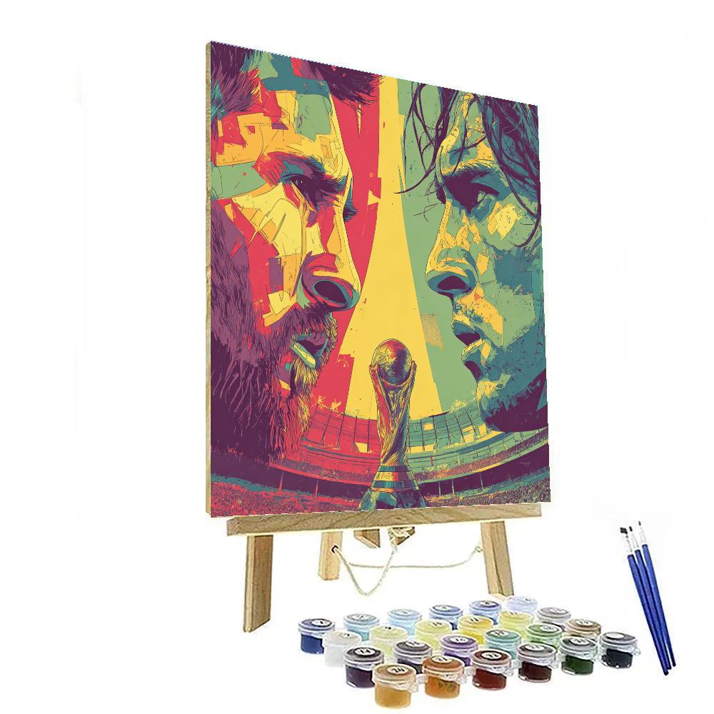 Fifa 2026 Portugal Vs Colombia Numbered painting kits