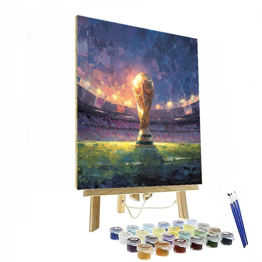 Fifa 2026 Trophy Horizon Painting by numbers kit