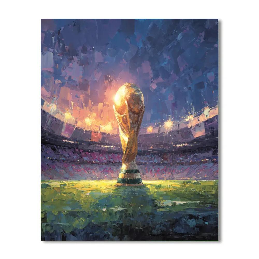 Fifa 2026 Trophy Horizon Painting by numbers kit