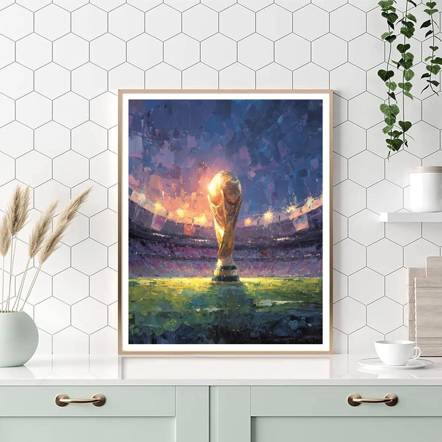 Fifa 2026 Trophy Horizon Painting by numbers kit