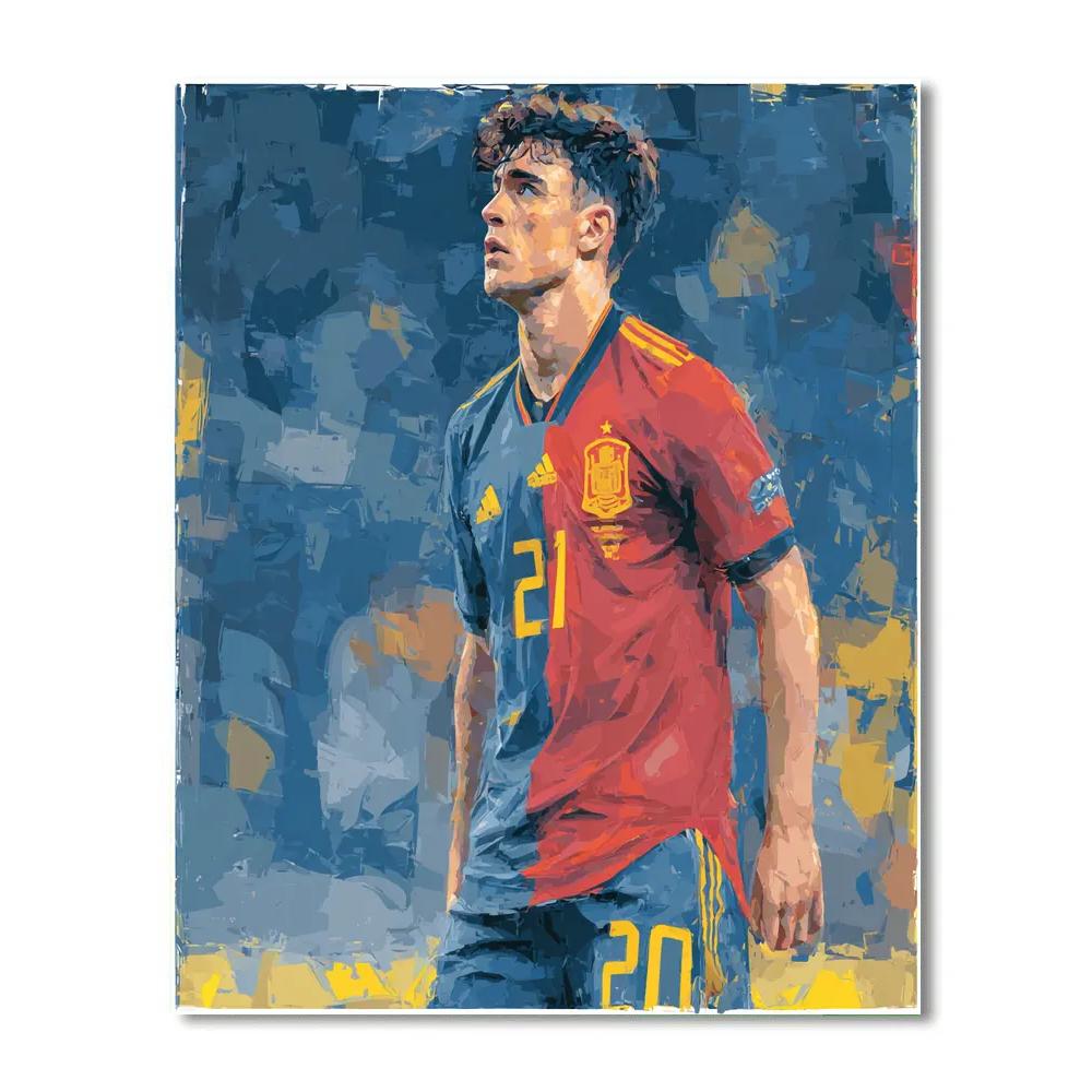 Fifa 2026 Rodri Balance Paint by numbers kits