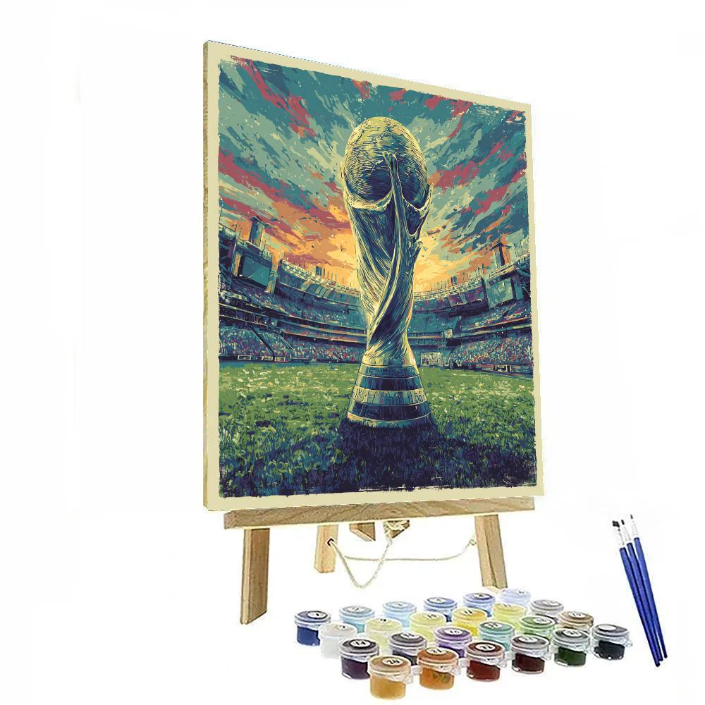 Guadalajara Fifa 2026 Fiesta DIY paint by numbers