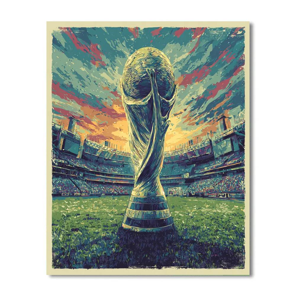 Guadalajara Fifa 2026 Fiesta DIY paint by numbers
