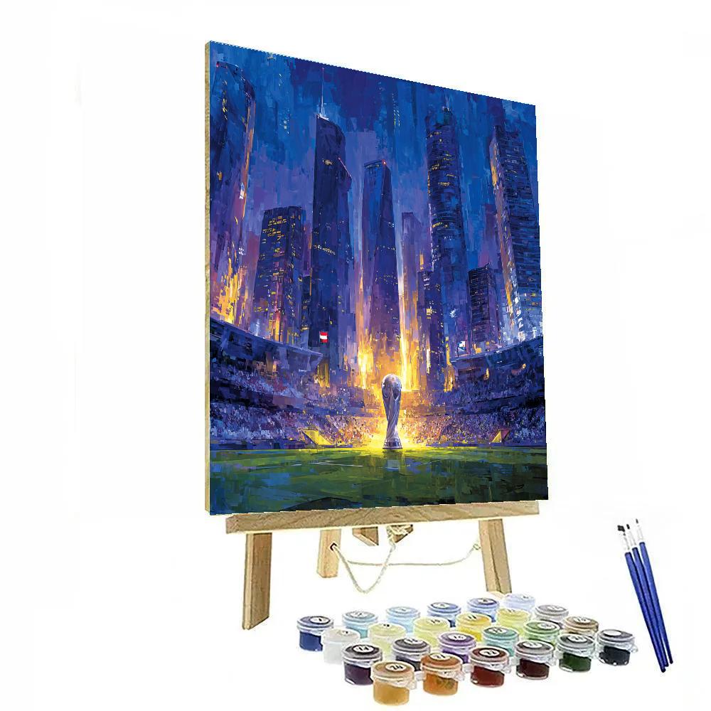 New York Fifa 2026 Crown Paint by numbers art