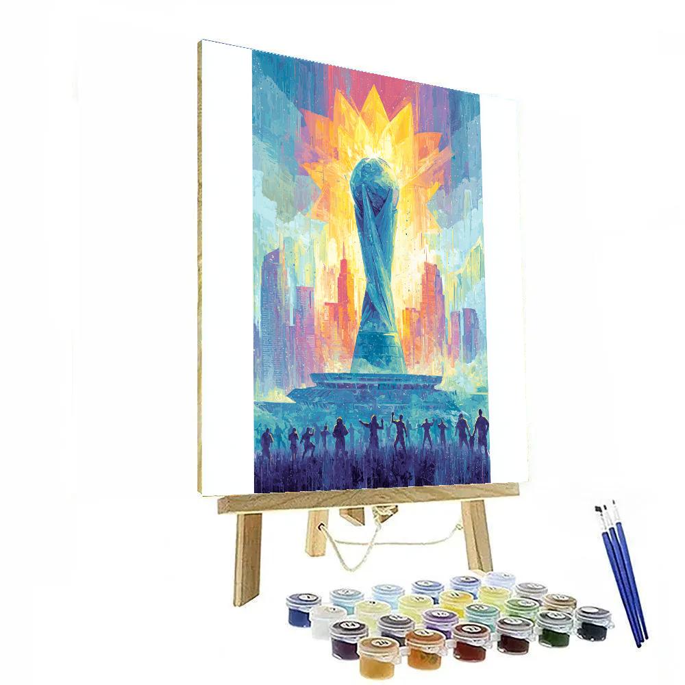 Fifa 2026 Opening Bloom Number painting