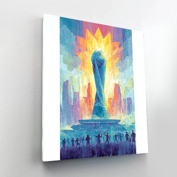 Fifa 2026 Opening Bloom Number painting