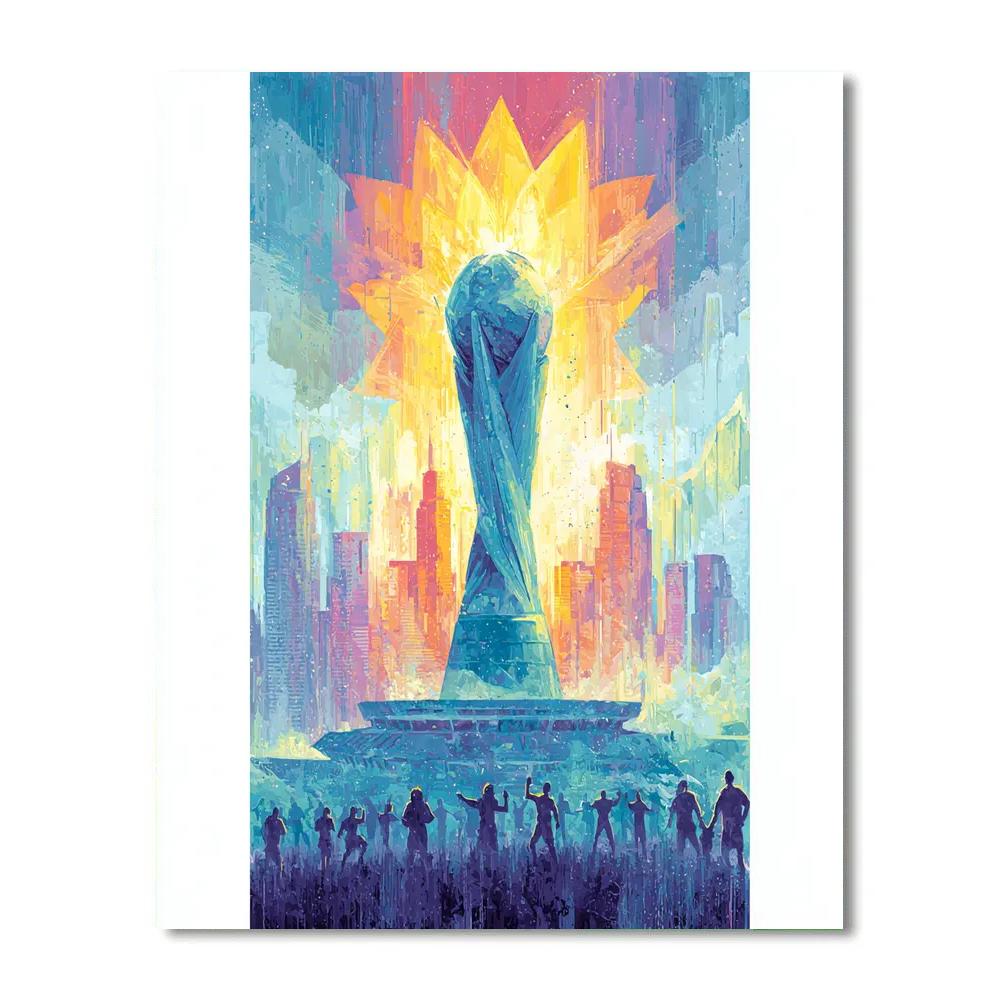 Fifa 2026 Opening Bloom Number painting