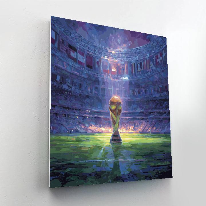 Fifa 2026 Unity Trophy paint by numbers