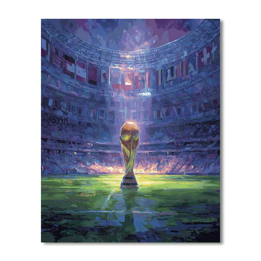 Fifa 2026 Unity Trophy paint by numbers