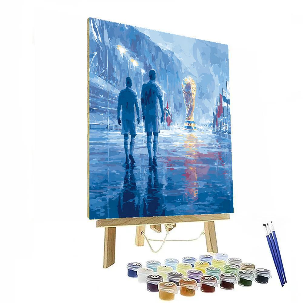 Norway Fifa 2026 Ice paint by numbers