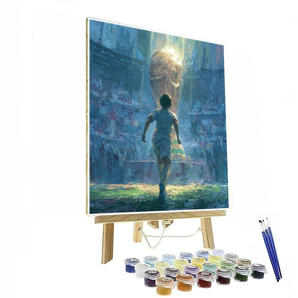 Saudi Arabia Fifa 2026 Emerald painting number kit