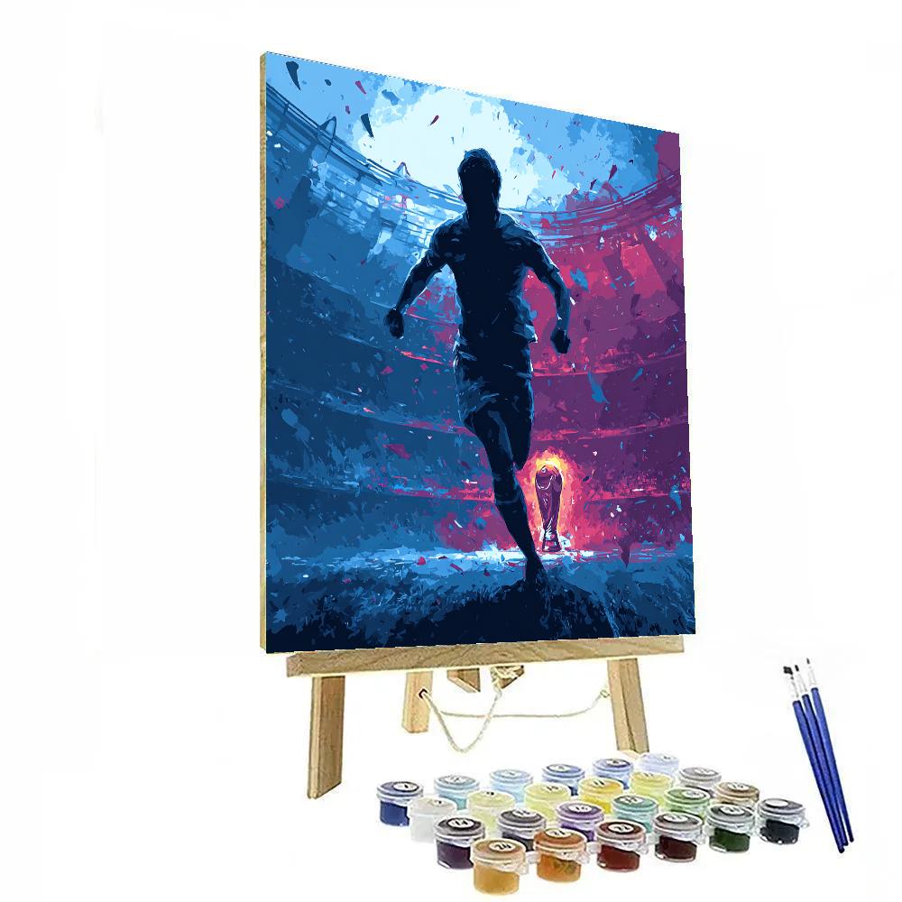 Panama Fifa 2026 Wave Painting by numbers kit