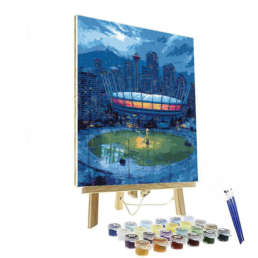 Vancouver Fifa 2026 Blue Numbered painting kits