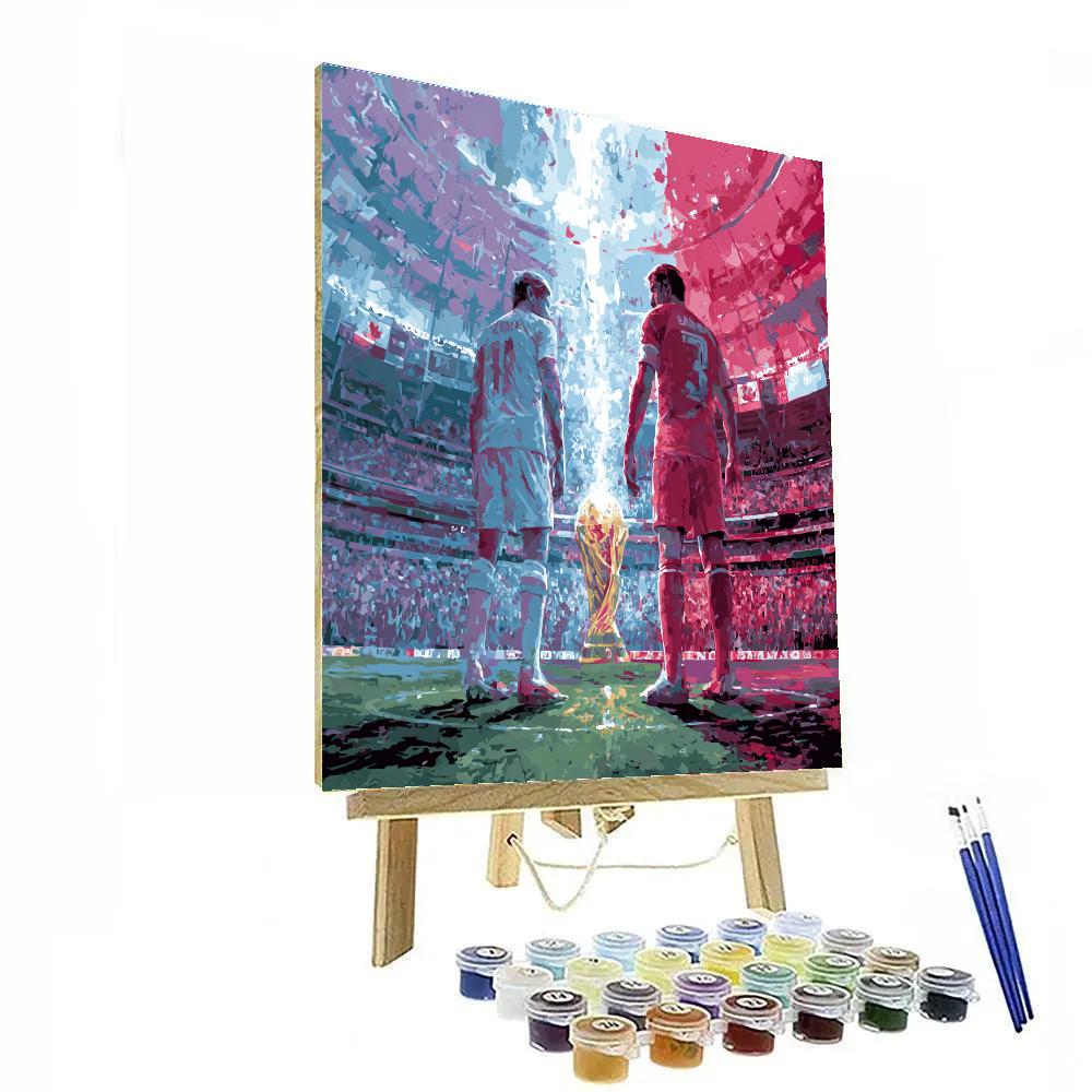 Fifa 2026 Canada Vs Switzerland Painting by numbers kit