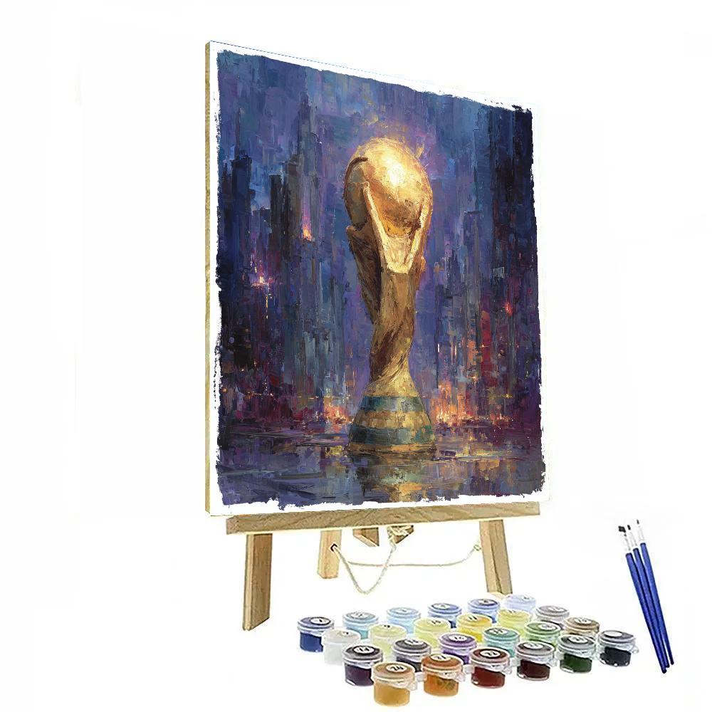 Fifa 2026 Final Glow Paint by numbers art