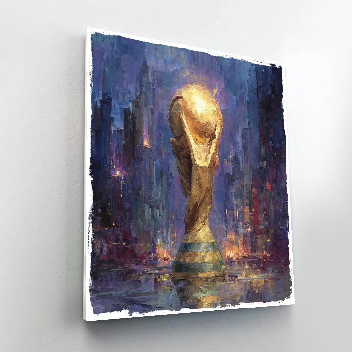 Fifa 2026 Final Glow Paint by numbers art