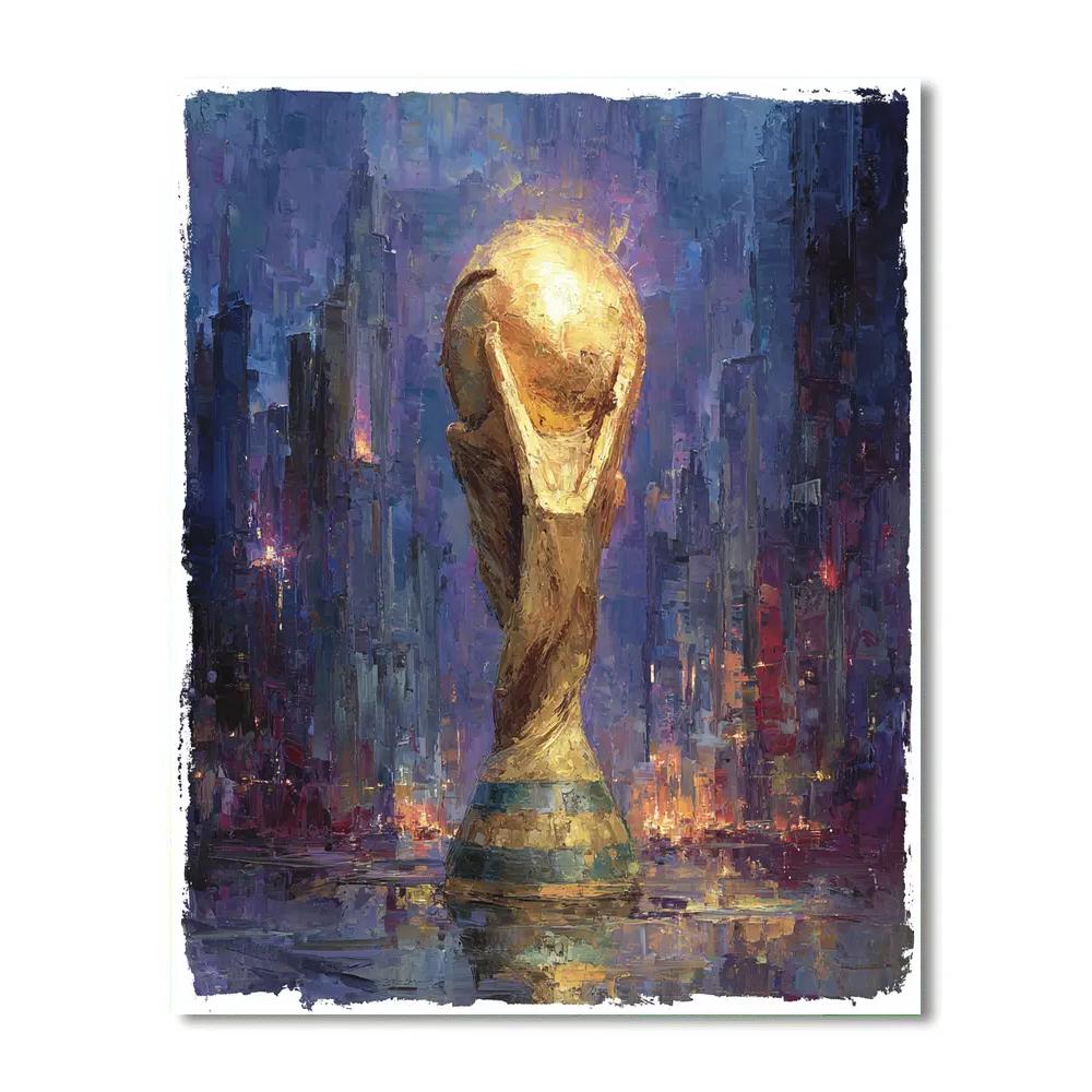 Fifa 2026 Final Glow Paint by numbers art