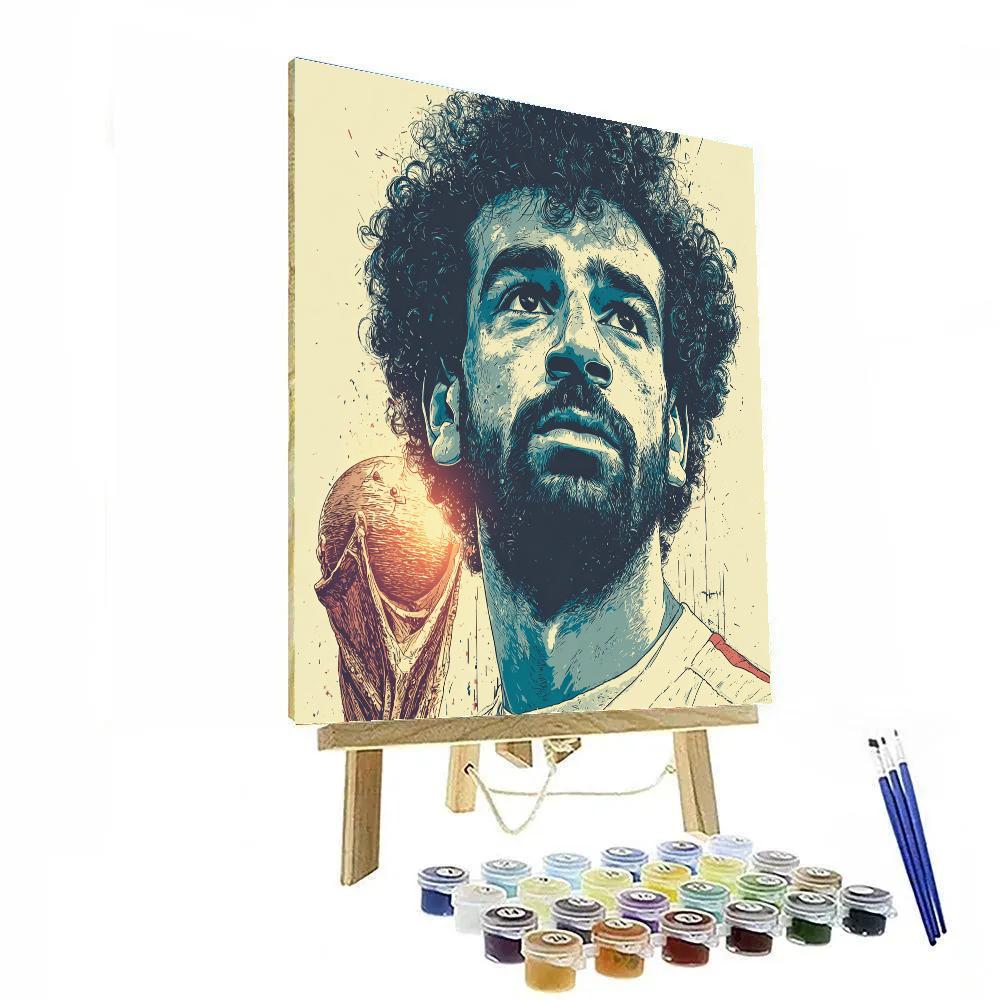 Fifa 2026 Salah Lights Paint by numbers art