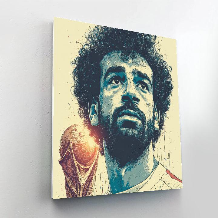 Fifa 2026 Salah Lights Paint by numbers art