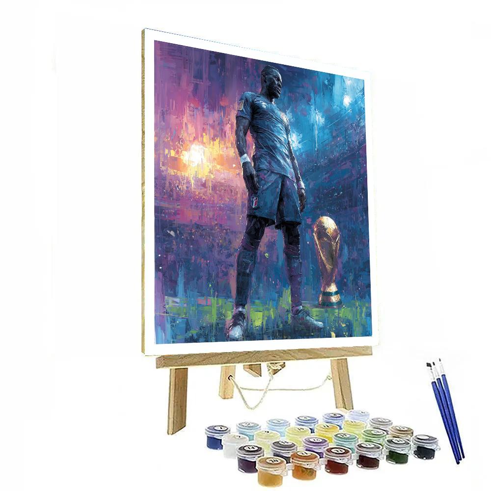 Haaland Fifa 2026 Ice Number painting