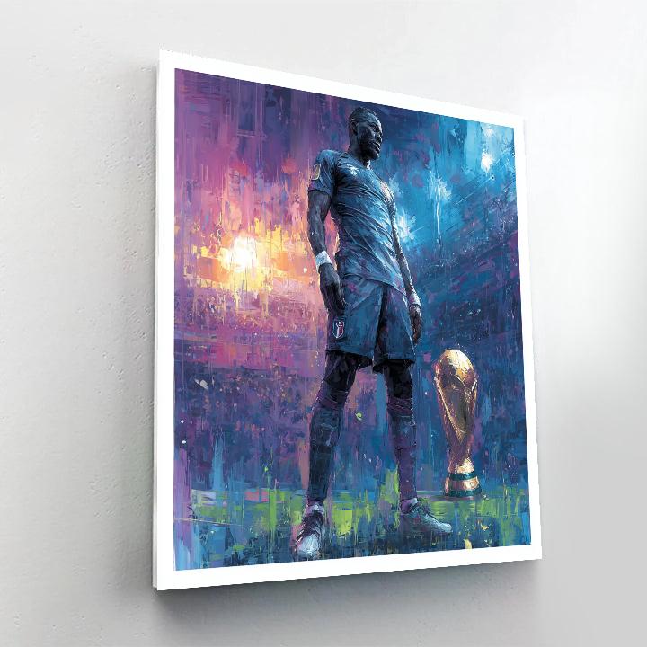 Haaland Fifa 2026 Ice Number painting