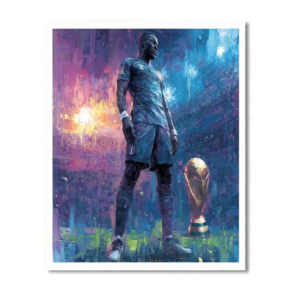 Haaland Fifa 2026 Ice Number painting