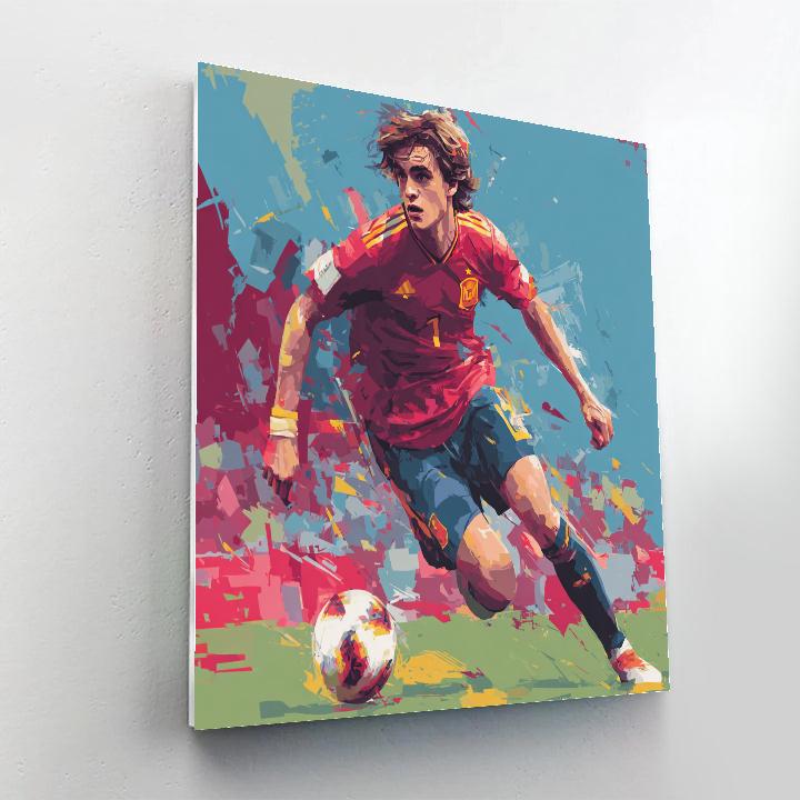Fifa 2026 Yamal Rise Paint by numbers art