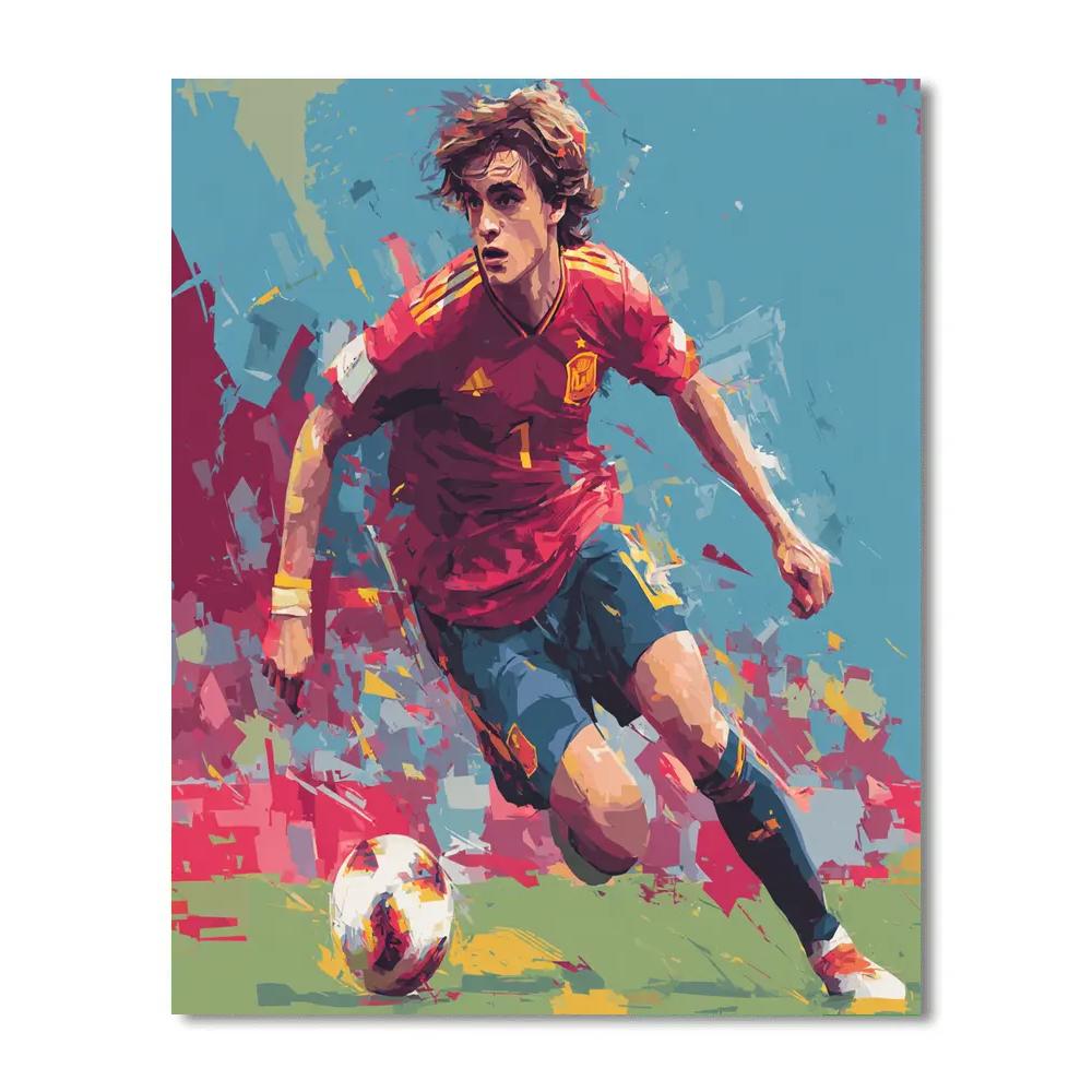 Fifa 2026 Yamal Rise Paint by numbers art