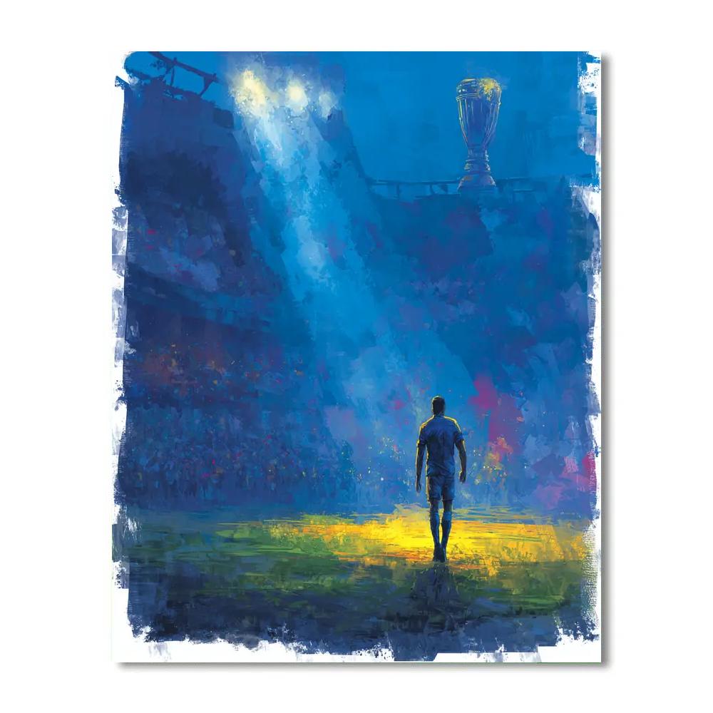 Scotland Fifa 2026 Mist Number painting