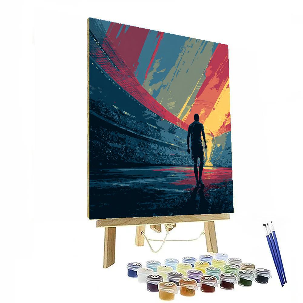 Paraguay Fifa 2026 Stripes Numbered painting kits