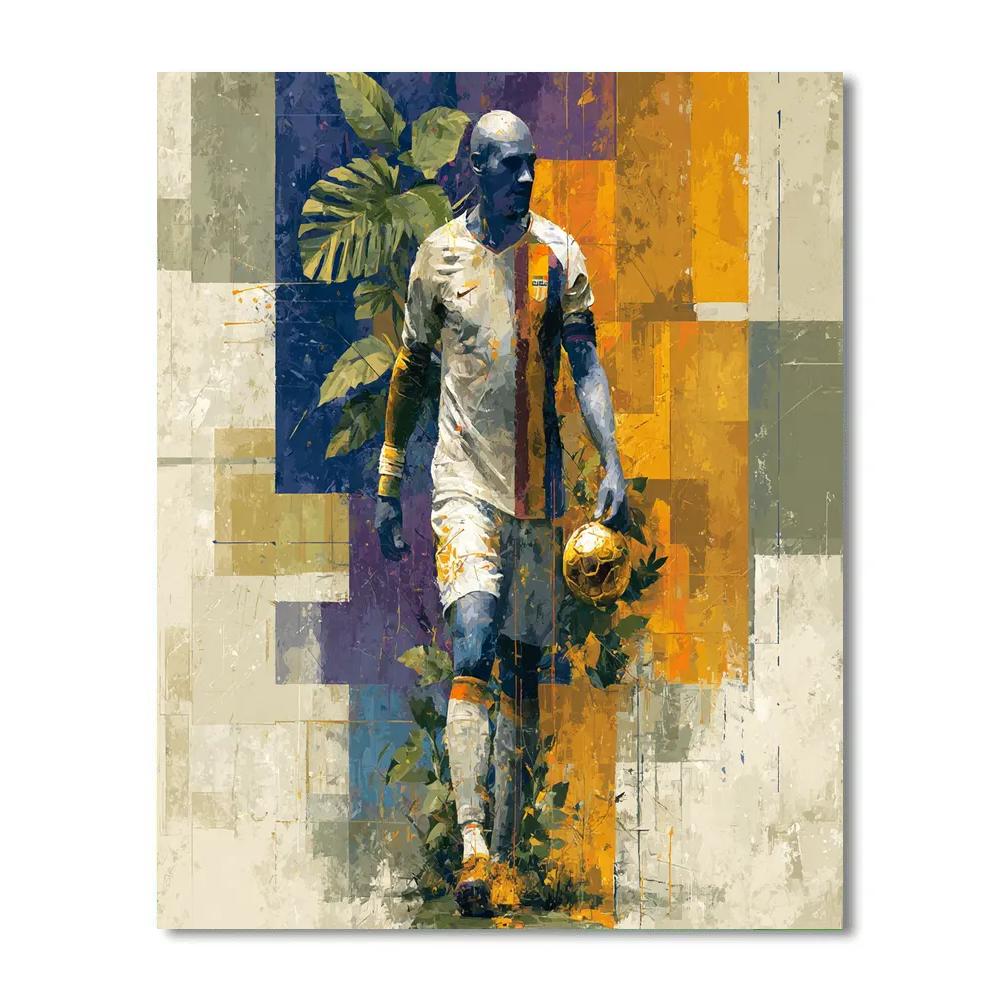 Côte DIvoire Fifa 2026 Gold DIY paint by numbers