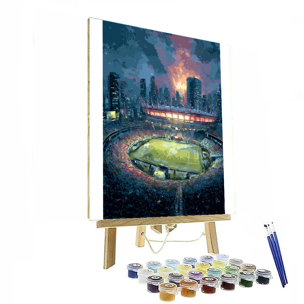 Vancouver Fifa 2026 Blue Numbered painting kits