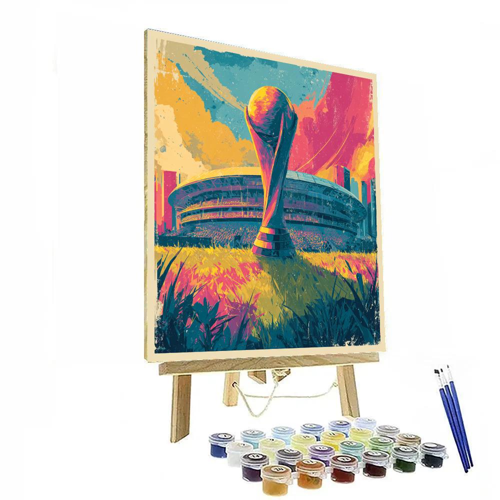 Miami Fifa 2026 Reflection painting number kit