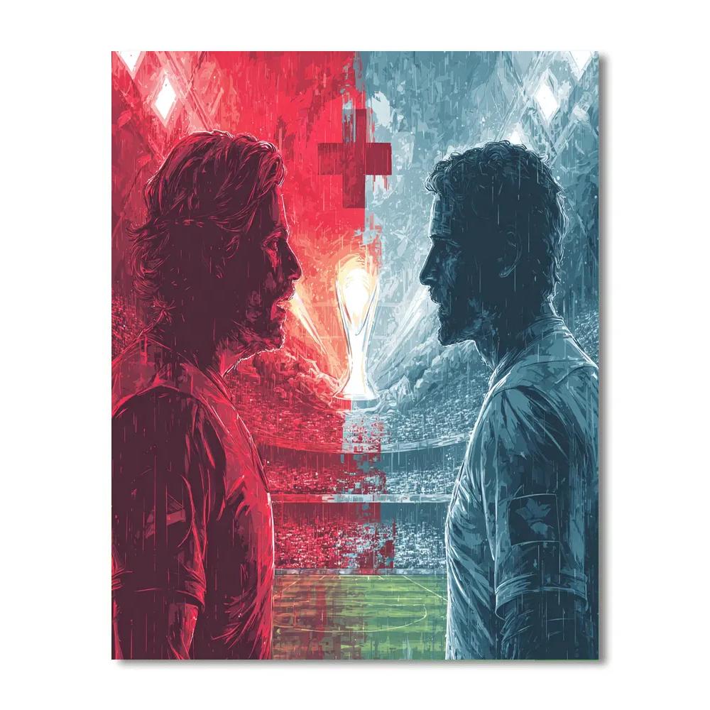 Fifa 2026 Canada Vs Switzerland paint by numbers