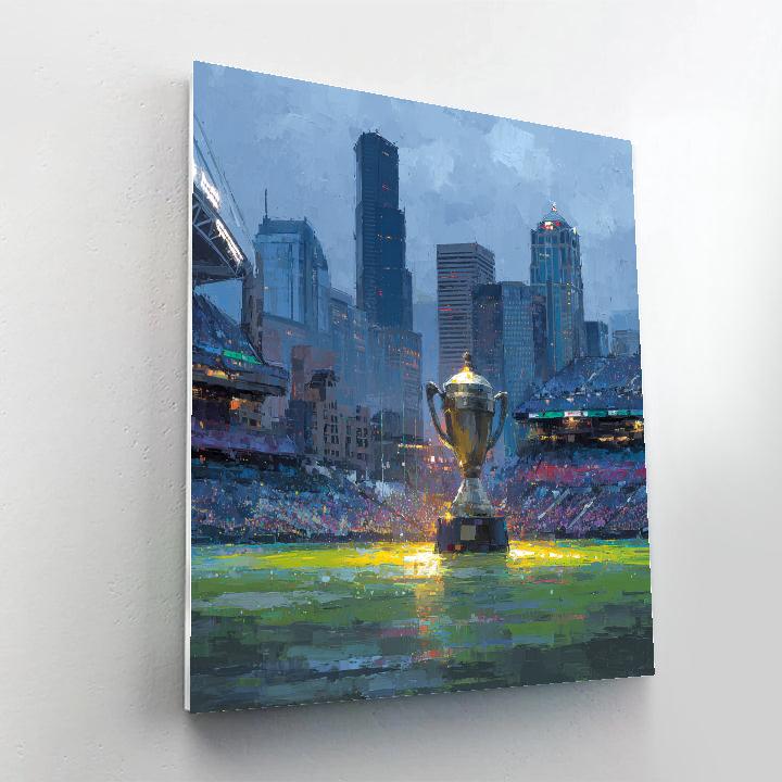 Seattle Fifa 2026 Rainlight painting number kit