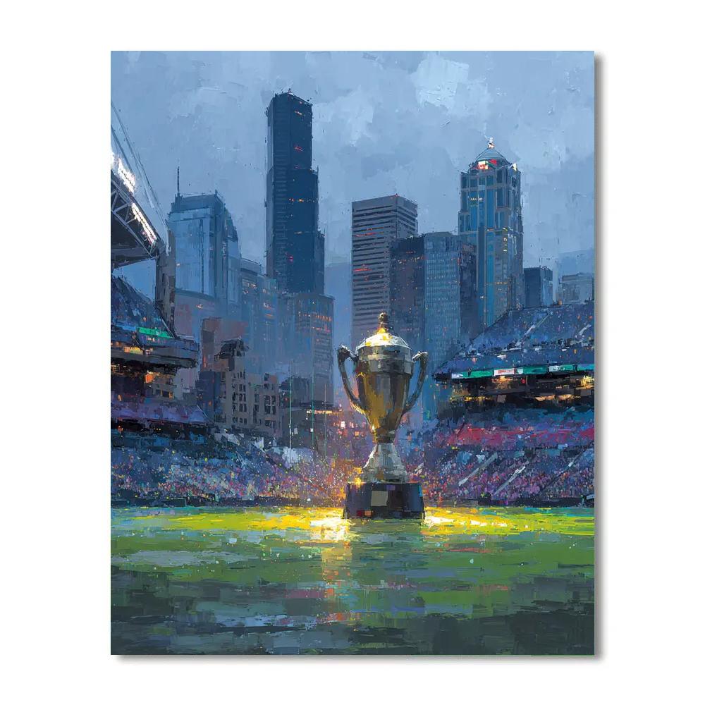 Seattle Fifa 2026 Rainlight painting number kit